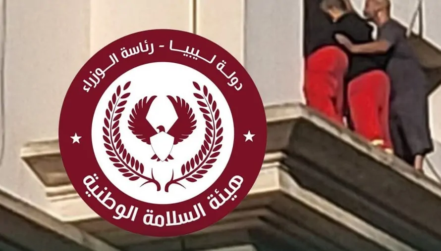إنقاذ امرأة تتسلق سطح مستشفى في طرابلس وسط تفاعلات درامية