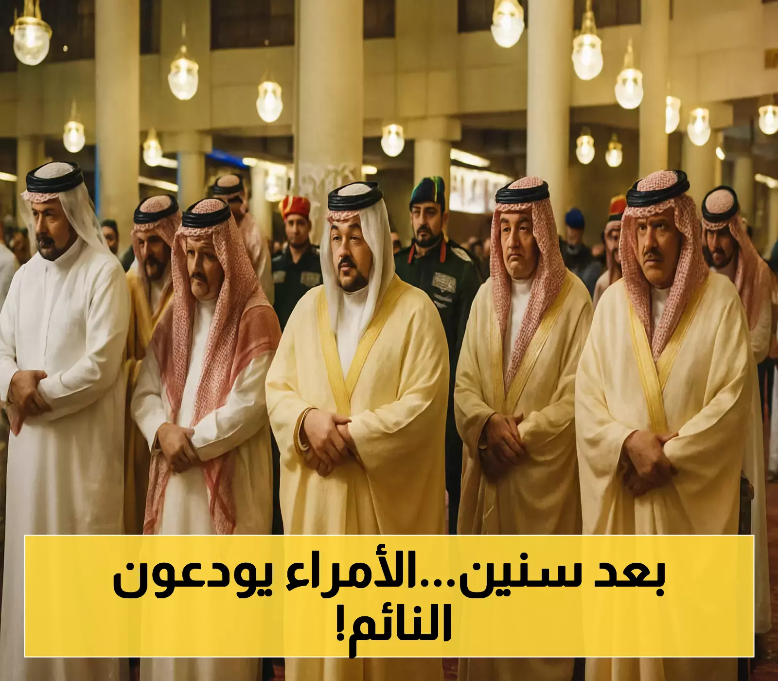 العشرات من الأمراء يشاركون في صلاة الجنازة على ‘الأمير النائم’ في السعودية