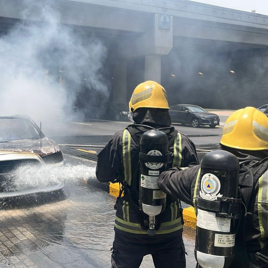 فرق الإطفاء في الخبر تتمكّن من إخماد حريق في مركبة دون تسجيل إصابات
