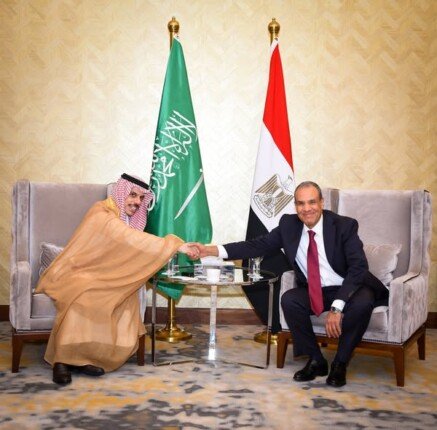 وزير الخارجية يناقش مع نظيره السعودي التطورات الأخيرة في سوريا وليبيا وفلسطين