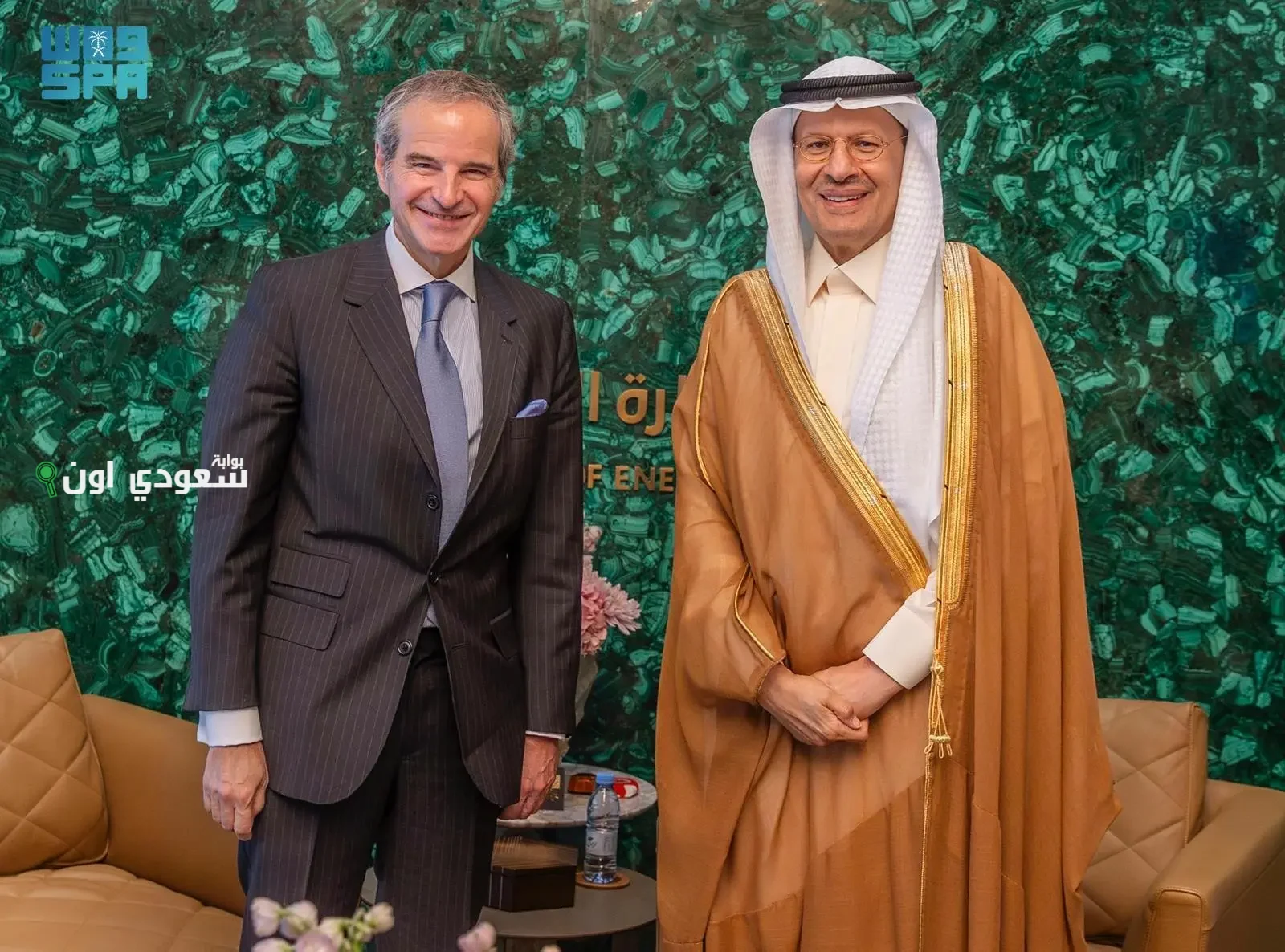 وزير الخارجية يلتقي مدير الوكالة الدولية للطاقة الذرية لتعزيز أواصر التعاون المشترك