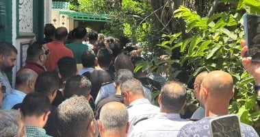 بورسعيد تشيع العقيد أحمد بلال أحد أبطال الشرطة في جنازة مهيبة – صور وفيديو